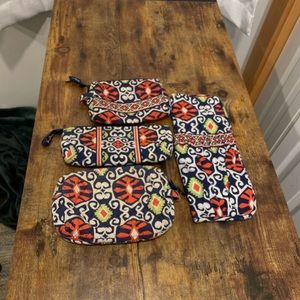 Vera Bradley cosmetic case and bundle